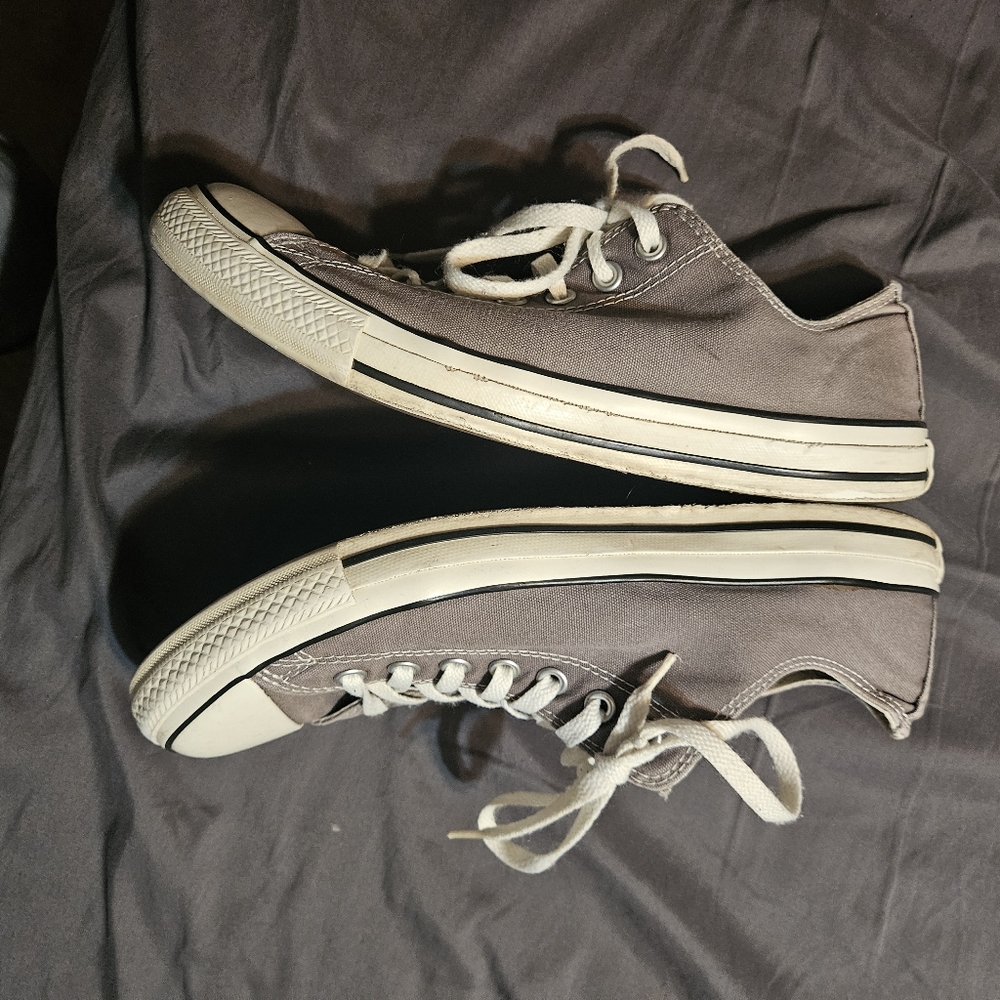 Classic Gray Converse Sneakers Size 11